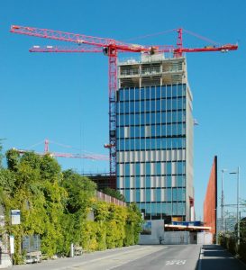 Das Suurstofﬁ-Areal in Rotkreuz zeigt, dass Holz und BIM wunderbar zusammenpassen.