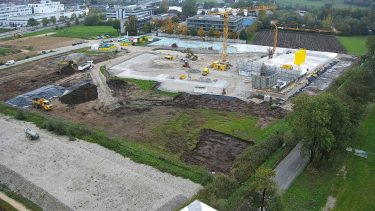 Blick auf den Standort der Aufbereitungsanlage westlich von Solothurn. (Foto: Stadt Solothurn)