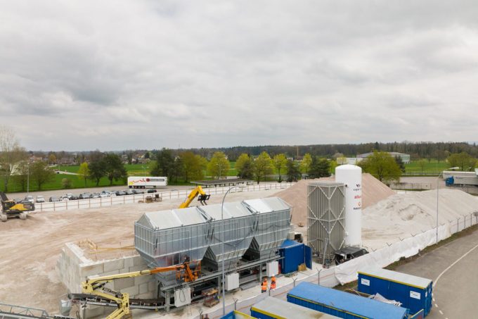 Die neue Grossanlage zur CO2-Speicherung in Biberst SO. (Foto: pd)