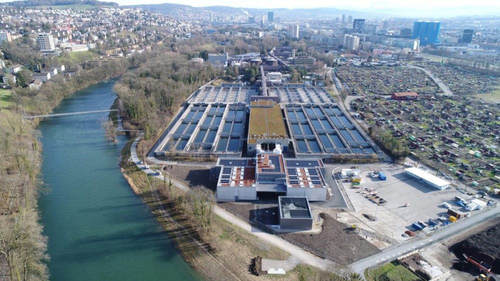 Die Abwasserreinigungsanlage Werdhölzli in Zürich. (Foto: pd)