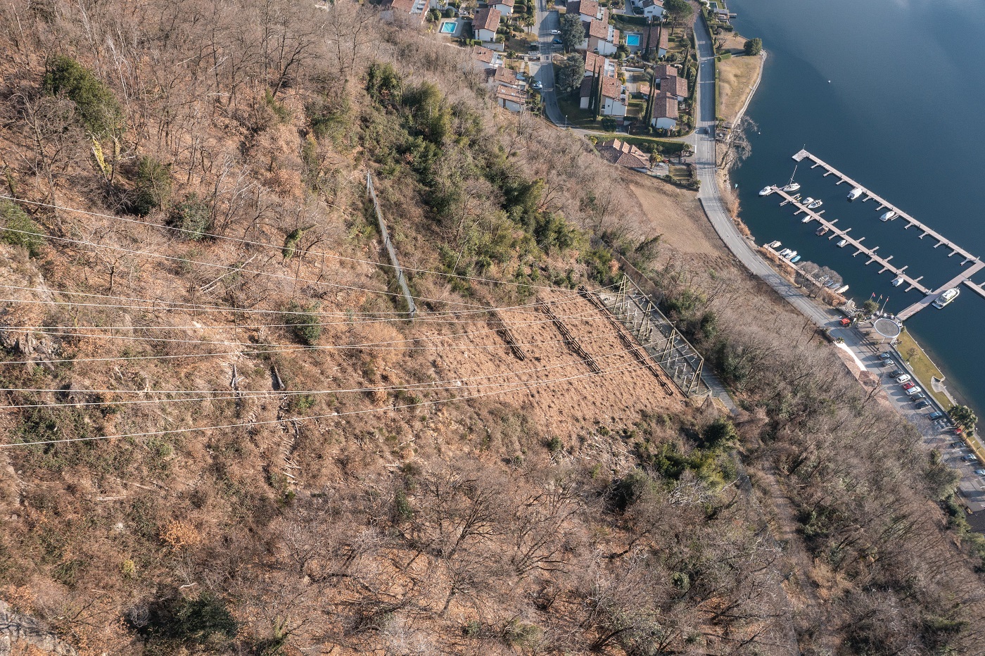 <yoastmark class=Die auf dem Grund des Luganersees zwischen Morcote und Brusino verlaufenden Leitungen werden erneuert. (Foto: Swissgrid)