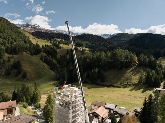 Ohne Kuppelaufbau erreicht der Weisse Turm eine Höhe von 20 Metern. (Foto: Benjamin Hofer)