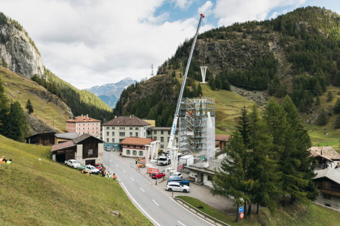 Während des Winters erfolgt der Innenausbau des Weissen Turms. Die Eröffnung ist für Mitte Mai 2025 vorgesehen. (Foto: Benjamin Hofer)